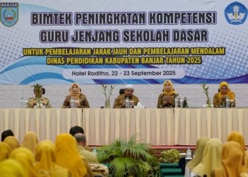 Guru SD di Kabupaten Banjar Dibekali Kompetensi Pembelajaran Jarak Jauh dan Mendalam