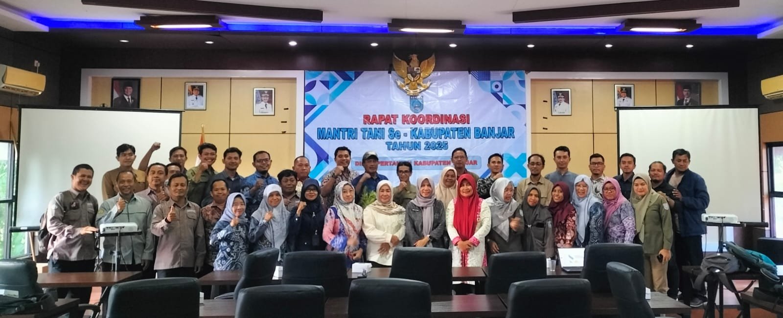 Distan Banjar Gelar Rakor Evaluasi Sarana Pertanian 2025: Dorong Efisiensi, Ketahanan Pangan, dan Modernisasi Pertanian