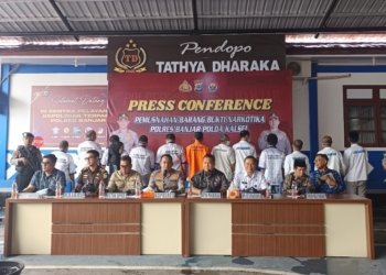 Polres Banjar Musnahkan 20 Kilogram Sabu, Senilai Rp35 Miliar