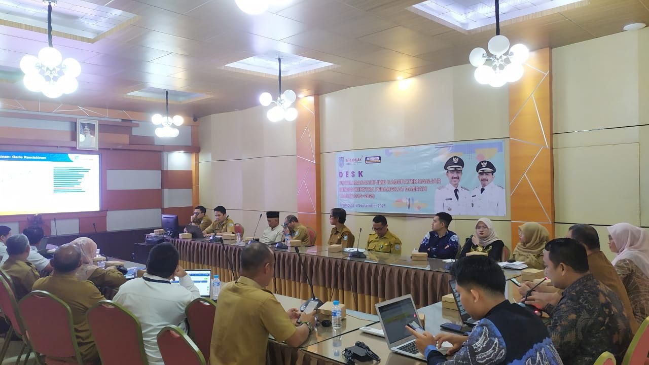 Bappedalitbang Banjar Gelar Desk Penyelarasan RPJMD 2025–2029, Pastikan Perencanaan Pembangunan Lebih Terarah dan Terintegrasi