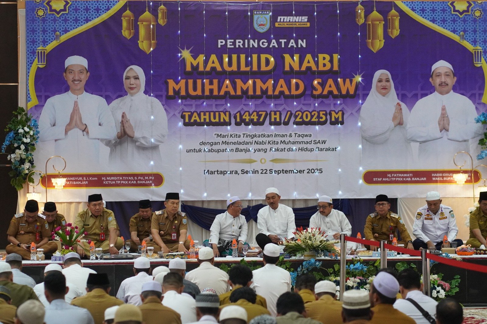 Pemkab Banjar Gelar Peringatan Maulid Nabi Muhammad SAW 1447 H, Pererat Kebersamaan dan Perkuat Nilai BerAKHLAK