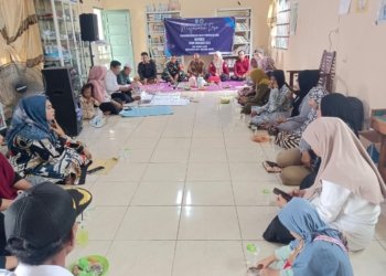 Babinsa Koramil 1006-08/Gambut Hadiri Musdes Pembahasan Musrembang dan Penetapan RKPDes 2026 di Desa Guntung Ujung