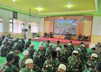 Kodim 1006/Banjar Gelar Doa Bersama Peringati HUT ke-80 TNI, Wujud Syukur dan Kebersamaan Prajurit