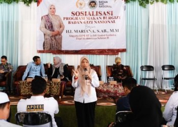 Bersama DPR RI, BGN Sosialisasikan Program Makan Bergizi Gratis di Desa Pagatan Besar Tanah Laut