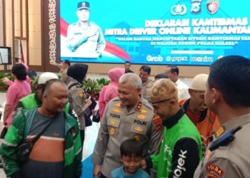Polda Kalsel Gandeng Ratusan Ojek Online Jaga Keamanan dan Ketertiban Masyarakat