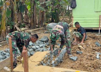 Satgas TMMD, Bangunkan Rumah Tidak Layak Huni Kedua Di Desa Rejosari, Dandim: Ringankan Beban Masyarakat