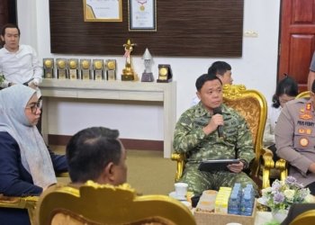 Dandim 1006/Banjar Hadiri Rapat Koordinasi Program Makan Bergizi Gratis Kota Banjarbaru