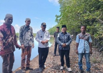Wakil Ketua DPRD Tanah Bumbu, H. Hasanuddin Siap Perjuangkan Listrik dan Gagas Wisata Mangrove di Desa Sepunggur