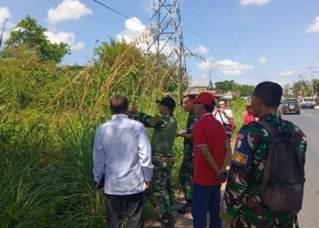 Dandim 1006/Banjar Tinjau Lokasi Rencana Pembangunan Koperasi Merah Putih di Landasan Ulin Timur dan Indrasari