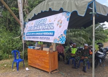 Kodim 1006/Banjar Hadiri Haul Jama Datu Tungkaran, Ribuan Jamaah Padati Langgar Datu Bajut