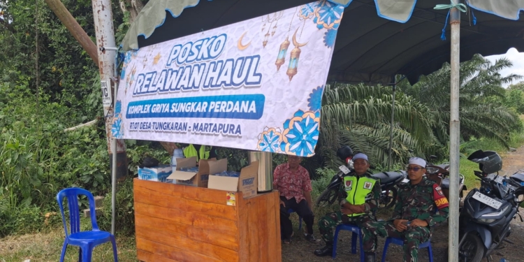 Kodim 1006/Banjar Hadiri Haul Jama Datu Tungkaran, Ribuan Jamaah Padati Langgar Datu Bajut