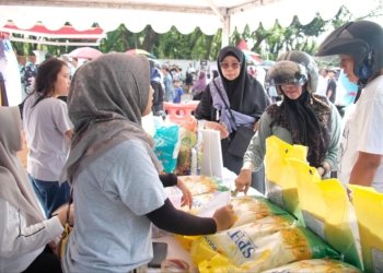 Ditreskrimsus Polda Kalsel Gelar Gerakan Pangan Murah