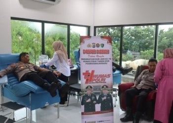Donor Darah di RSD Idaman Peringatan Hari Jadi ke-74 Humas Polri