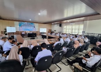 Bapperida Kabupaten Kotabaru melalui Bidang Perencanaan Sosial Budaya, Pemerintahan, dan Pembangunan Manusia (PSBPPM) menggelar Workshop Peningkatan Kapasitas Forum Kecamatan dan Pokja Desa/Kelurahan Sehat
