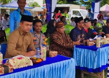Wakil Ketua Komisi I DPRD Tanah Bumbu, Makhruri Hadiri HUT Desa Madu Retno ke-15 dan Ajak Warga Jaga Persatuan