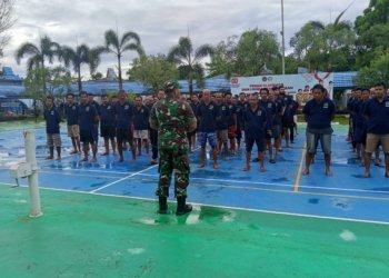 Koramil 1006-05/Karang Intan Beri Pembinaan Fisik dan Mental di Lapas Narkotika Karang Intan