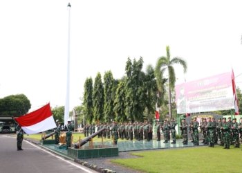Kodim 1006/Banjar Gelar Upacara Peringatan Hari Sumpah Pemuda ke-97 Tahun 2025