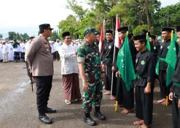 Dandim 1006/Banjar Hadiri Apel Hari Santri 2025, Teguhkan Peran Santri sebagai Penjaga Peradaban Bangsa