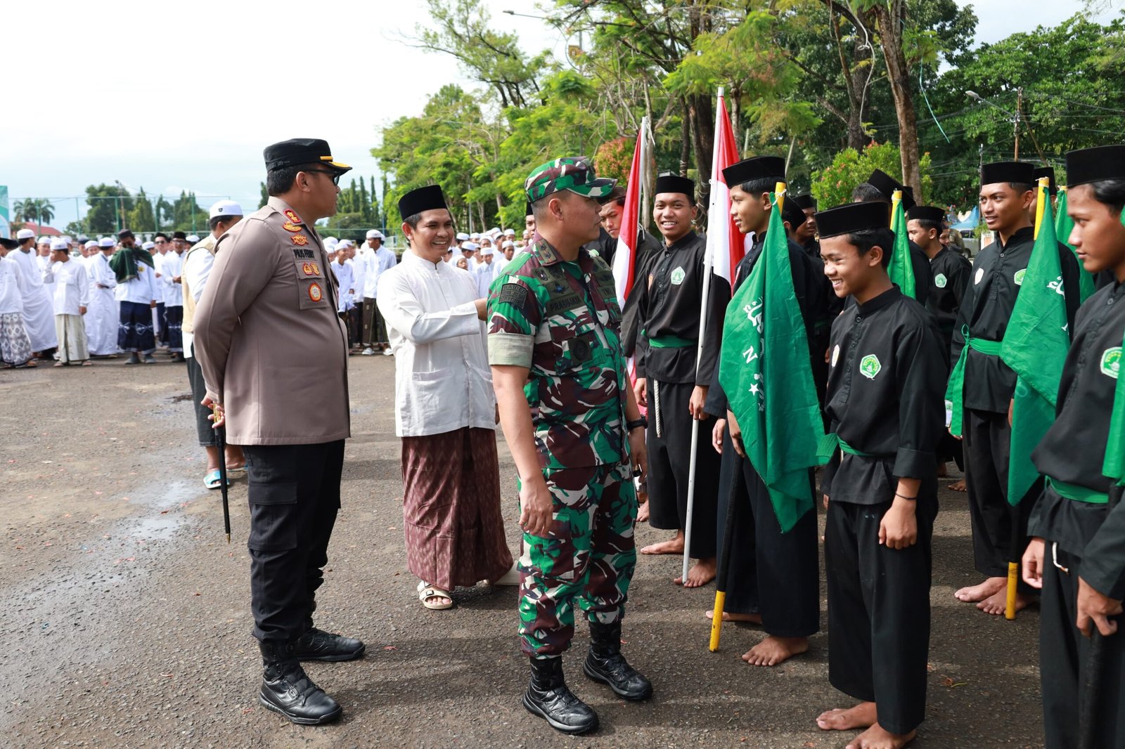 Dandim 1006/Banjar Hadiri Apel Hari Santri 2025, Teguhkan Peran Santri sebagai Penjaga Peradaban Bangsa