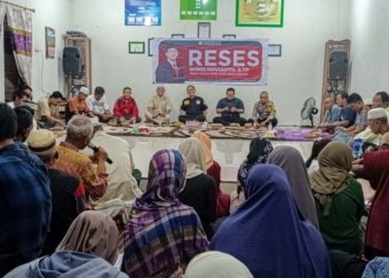 Windi Novianto Serap Aspirasi Warga Guntung Damar: PJU dan Drainase Jadi Prioritas