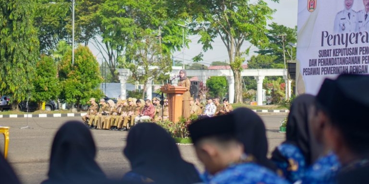 Ribuan Tenaga Kontrak Terima SK PPPK