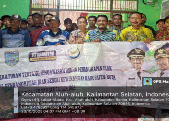 DKPP Kabupaten Banjar Gelar Sosialisasi Pengawasan Usaha Penangkapan Ikan, Dorong Nelayan Miliki Legalitas Usaha