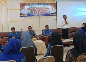 Wujudkan Daerah Aman dan Kondusif, Bakesbangpol Kabupaten Banjar Gelar Sosialisasi Indeks Kewaspadaan Nasional 2025