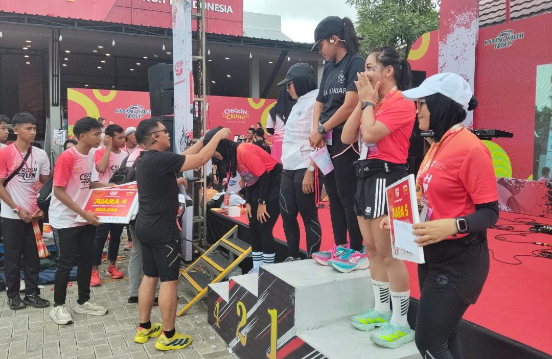 Dandim 1006/Banjar Hadiri Event Crush Run For Care 2025 Dorong Semangat Hidup Sehat dan Peduli Sosial