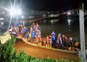 RAPI 1902 Banjar Tunjukkan Aksi Cepat dan Kepedulian dalam Evakuasi Korban Tenggelam di Sungai Tabuk