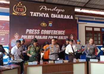 Polres Banjar Bongkar Perdagangan Ribuan Bagian Satwa Dilindungi di Martapura