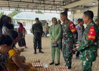 Rangkaian TMMD Ke 126 di Rejosari, Kodim 1022 Tanah Bumbu Gelar Pasar Murah