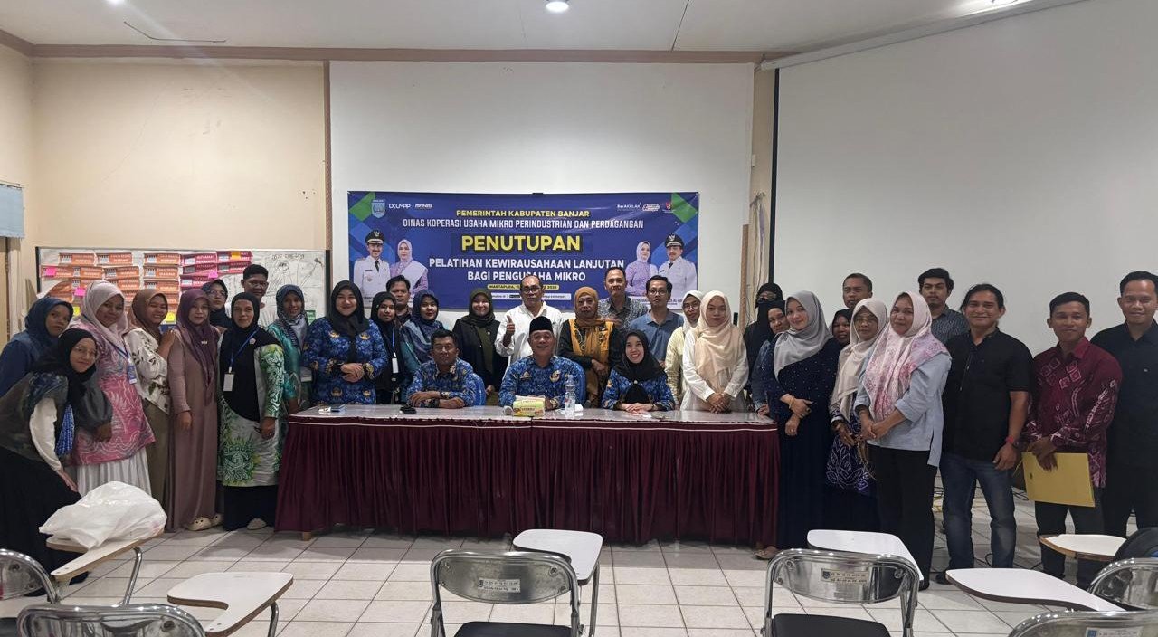 DKUMPP Kabupaten Banjar Gelar Pelatihan Kewirausahaan Lanjutan, Cetak Pengusaha Mikro Siap Go Internasional