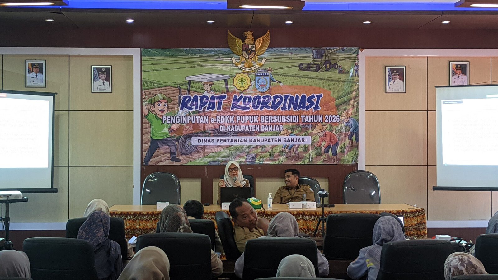 Distan Kabupaten Banjar Gelar Rakor e-RDKK 2026, Pastikan Penyaluran Pupuk Bersubsidi Tepat Sasaran dan Efektif