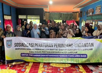 Distan Banjar dan Komisi II DPRD Dorong Petani Sungai Tuan Terapkan Pertanian Berkelanjutan
