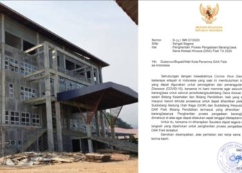 Langgar Surat Menteri Keuangan, Proyek Kantor Bupati Tapteng Diduga Sarat Penyimpangan Administrasi dan Keuangan Negara