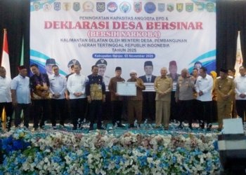 Deklarasi Desa Bersinar, Mendes PDTT Dorong Pembentukan Satgas Anti Narkoba di Tingkat Desa