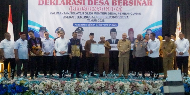 Deklarasi Desa Bersinar, Mendes PDTT Dorong Pembentukan Satgas Anti Narkoba di Tingkat Desa