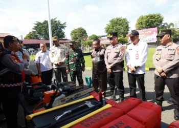 Kodim 1006/Banjar Siaga Hadapi Potensi Bencana, Ikuti Apel Gelar Kesiapsiagaan Tahun 2025