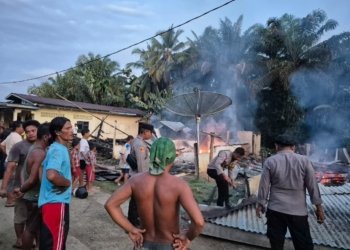 Api Lahap Tiga Rumah di Manduamas, Polisi Selidiki Asal Api Misterius