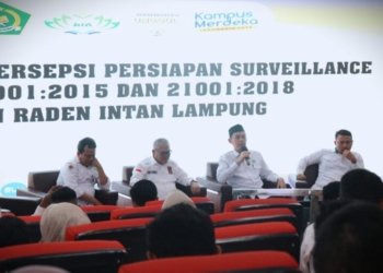 UIN Raden Intan Lampung Samakan Persepsi Jelang Surveillance ISO 9001:2015 dan ISO 21001:2018