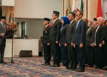 Caption Pengukuhan MPRD Provinsi Lampung 2025-2028