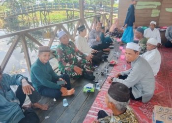 Danpos Martapura Barat Hadiri Syukuran Selamatan Padang di Desa Sungai Batang: Wujud Syukur dan Kebersamaan Petani