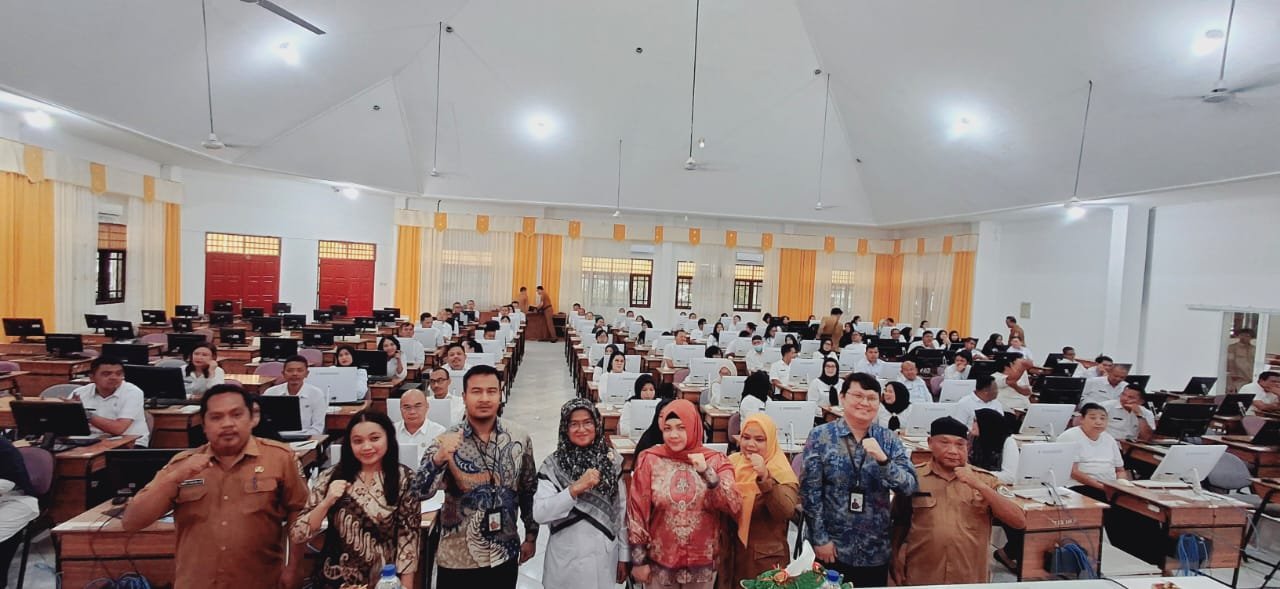 BKPSDM Tapteng Fasilitasi 879 ASN Ikuti Ujian Profiling