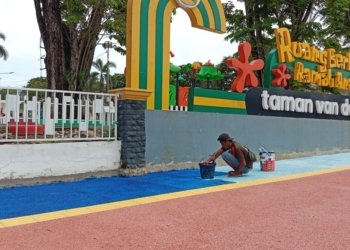 Dua Proyek Penataan Trotoar di Banjarbaru Rampung Lebih Awal, Tinggalkan Sejumlah Catatan