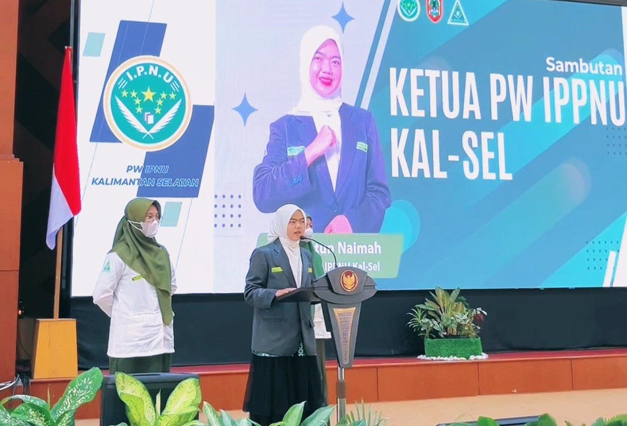 Ketua PW IPPNU Kalimantan Selatan Tekankan Penguatan Identitas Pelajar pada Workshop “Glow Up Academy” di Mahligai Pancasila