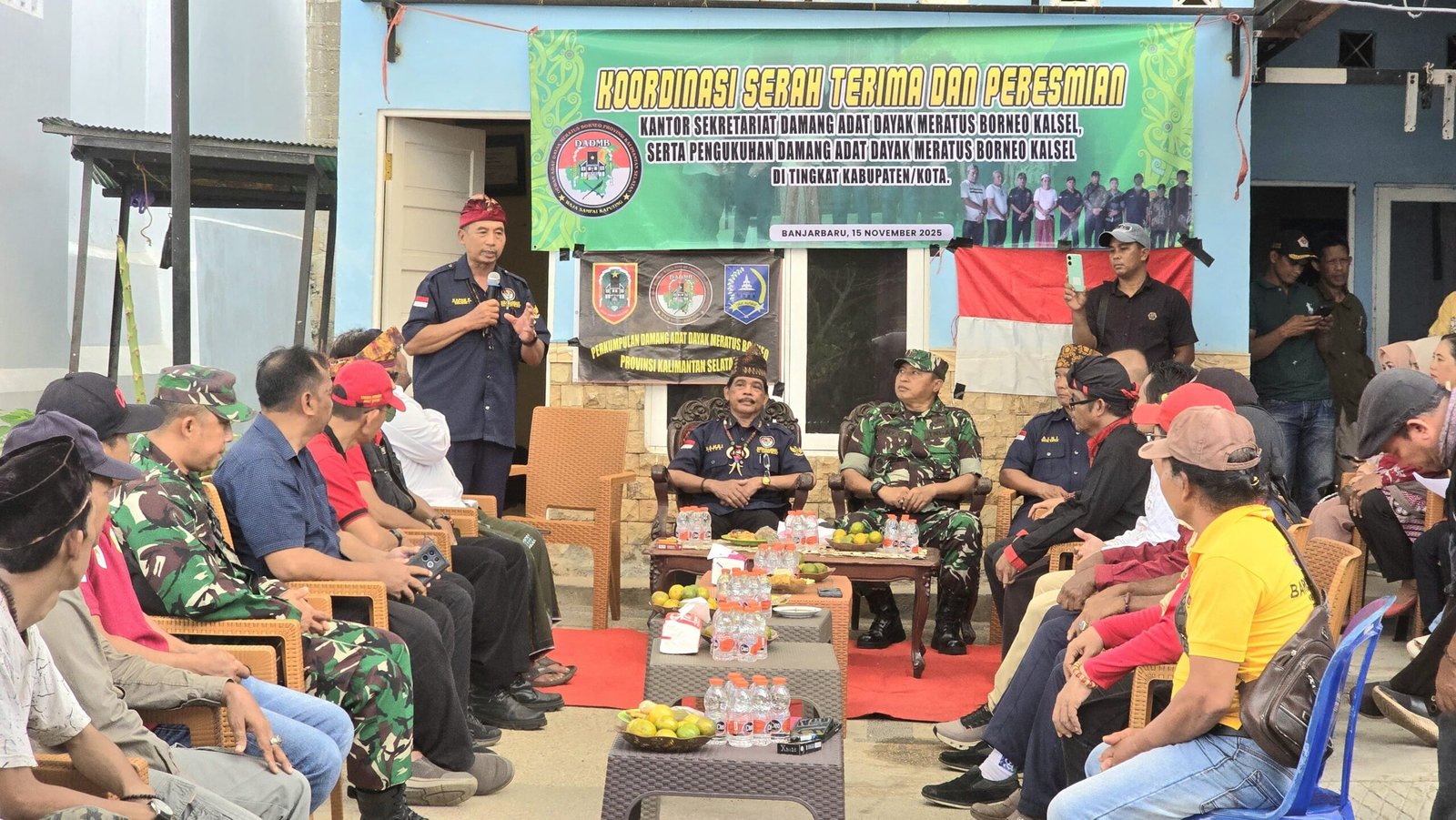 Sekretariat Damang Adat Dayak Meratus Borneo Kalsel Diresmikan
