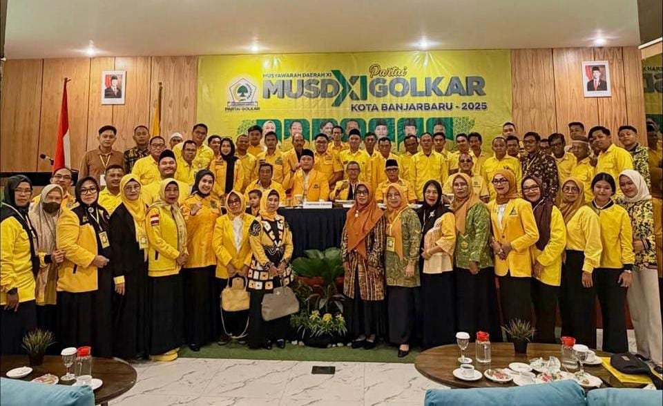 Gusti Rizky Sukma Iskandar Putera Kembali Pimpin Golkar Banjarbaru untuk Periode 2025-2030