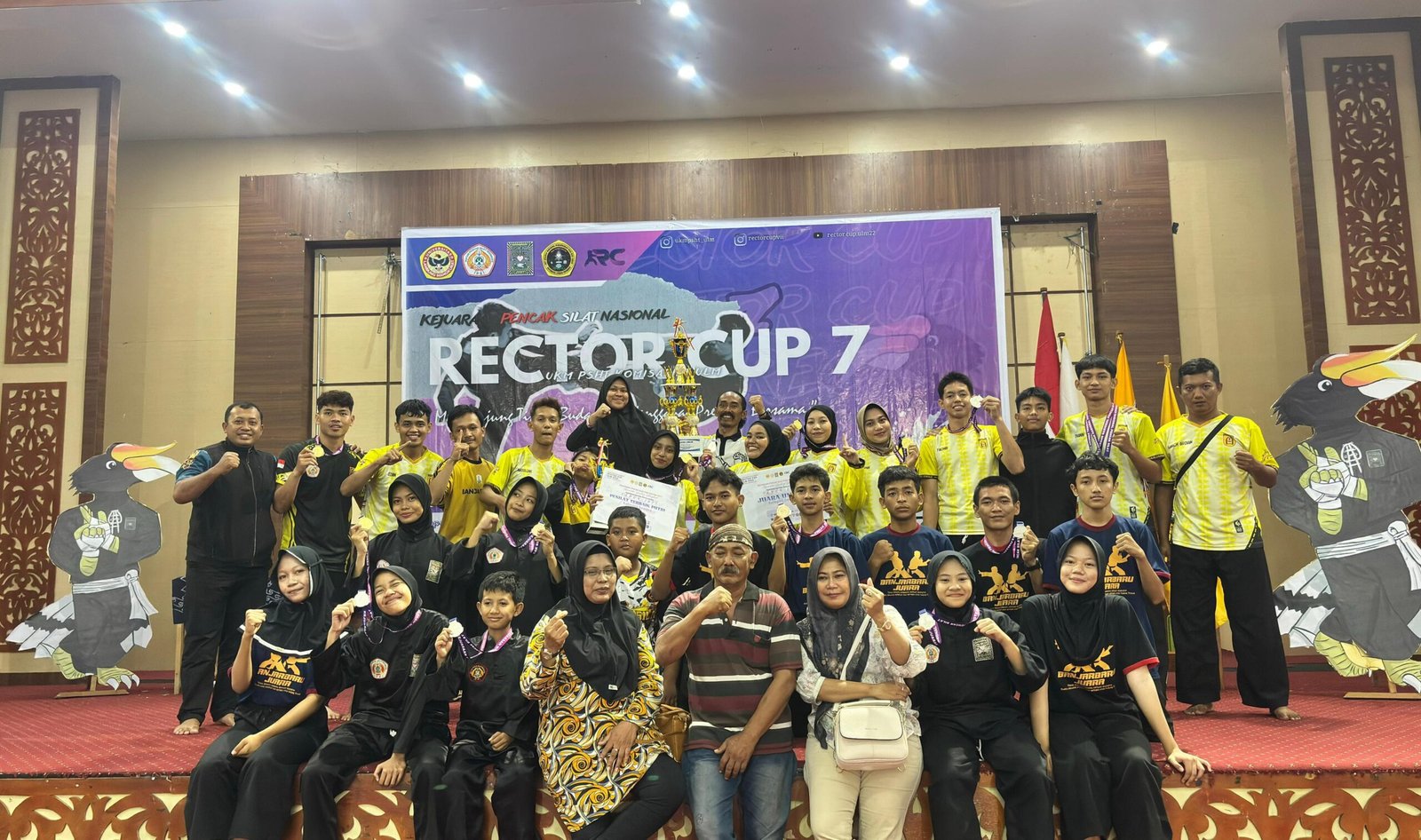 Kejurnas Rektor Cup ULM 7, PSHT Banjarbaru Sabet Juara Umum
