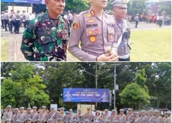 Polres Minahasa Utara Gelar Apel Kesiapan Operasi Zebra Samrat 2025 Jelang Natal dan Tahun Baru