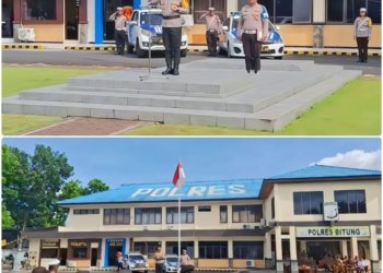 Polres Bitung Gelar Apel Operasi Zebra Samrat 2025, Soroti Lonjakan Kecelakaan dan Kesiapan Pengamanan Nataru